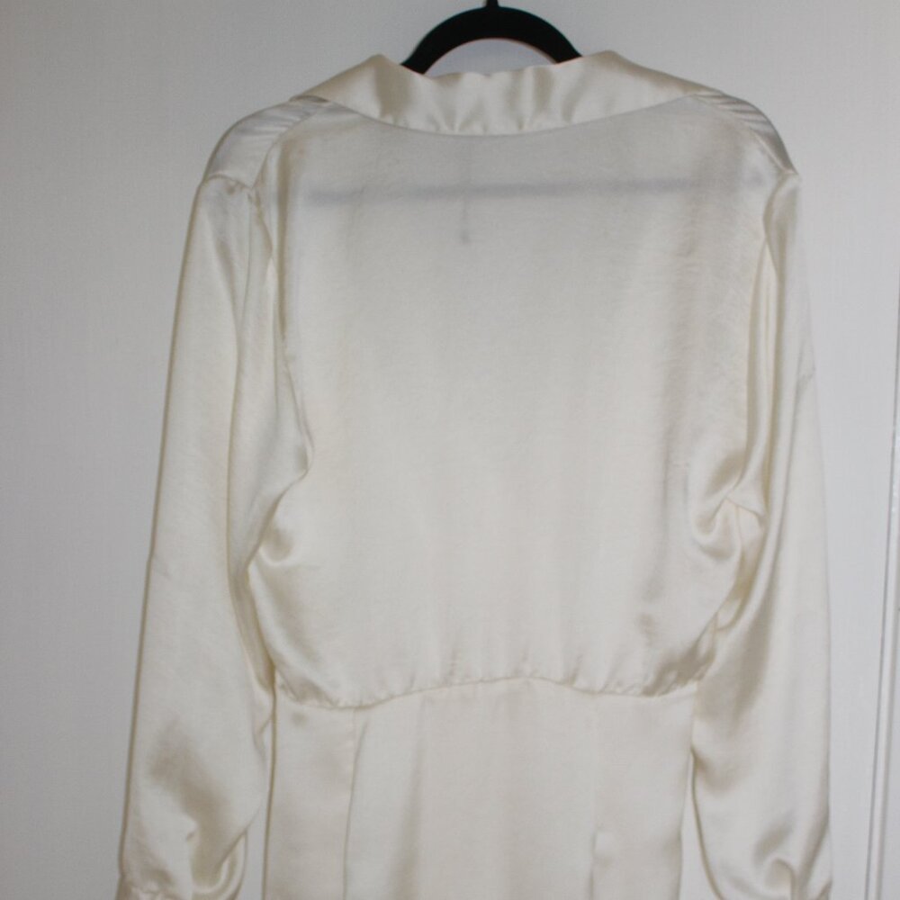 Zara Long Sleeve Satin Dress - Worn Once - Picture 5 of 5